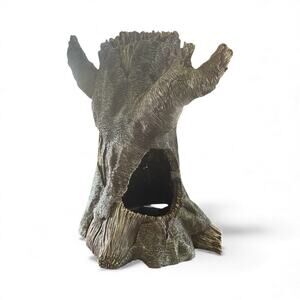 Resin Hollow Tree Trunk Log Aquarium Decorations Ornament Fish House Medium